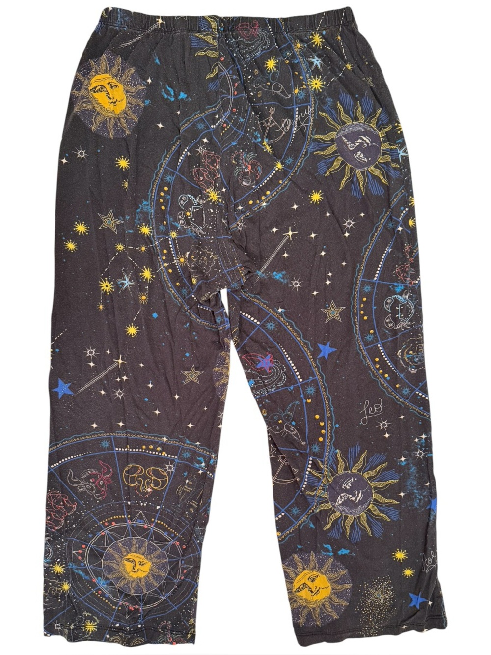 Johnny Was Celestine Pima Cotton Cropped Pajama Bottom - Picture 2 of 4